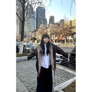 两面穿现货重磅短款座山雕棉衣男女双面穿毛毛绒棉服加厚外套图片