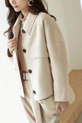 冬季新品双面羊绒大衣，女装，拉嘉图