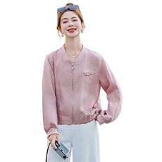 条纹拼接假两件衬衫薄外套女2025春夏新款宽松休闲百搭防晒衣上衣，女装衬衫，余墨