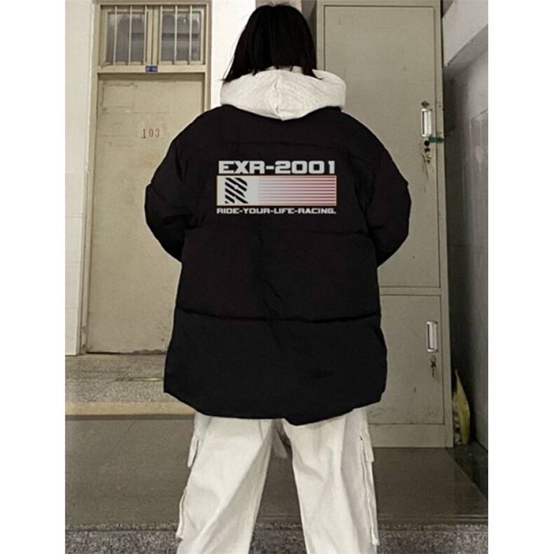 字母印花立领加厚棉衣保暖通勤休闲情侣款棉服M301,男装棉衣,星座1116A（原606A-3）