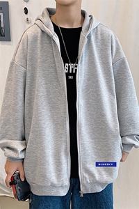 KS21202-P38 加绒-P43 连帽开衫卫衣男运动外套大码班服图片