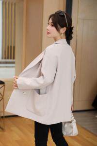 秋季欧版休闲百搭时尚大方西装外套，女装西装，起奢