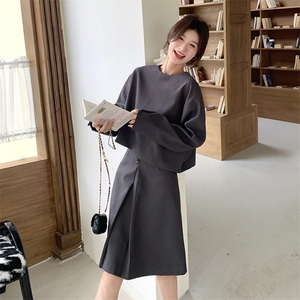 【现货】简约款性价比 上衣+半裙套装2C277-6628-P145-K238图片