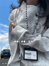 XZ809A/SYR26/P35/控58扎染肌理感设计感polo杉长袖T恤卫衣，男装T恤，星座809A(原222-1)