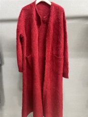 2025年秋季花式拉绒腰带开衫时尚百搭通勤简约休闲，女装羊毛衫，绒崒