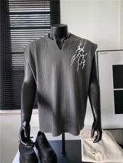 XZ809A/BXXX12/特P35/控48美式V领背心T恤，男装背心/马甲，星座809A(原222-1)