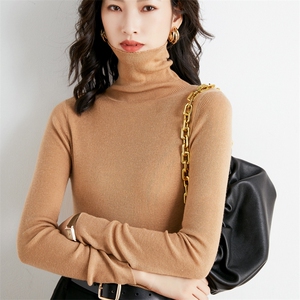 秋冬季新款纯色毛衣女长袖宽松显瘦百搭针织毛衣上衣图片