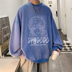 DSA028-SXCTV208抖音品质水洗重磅卫衣男高品质65棉圆领卫衣，男装卫衣，电商A028