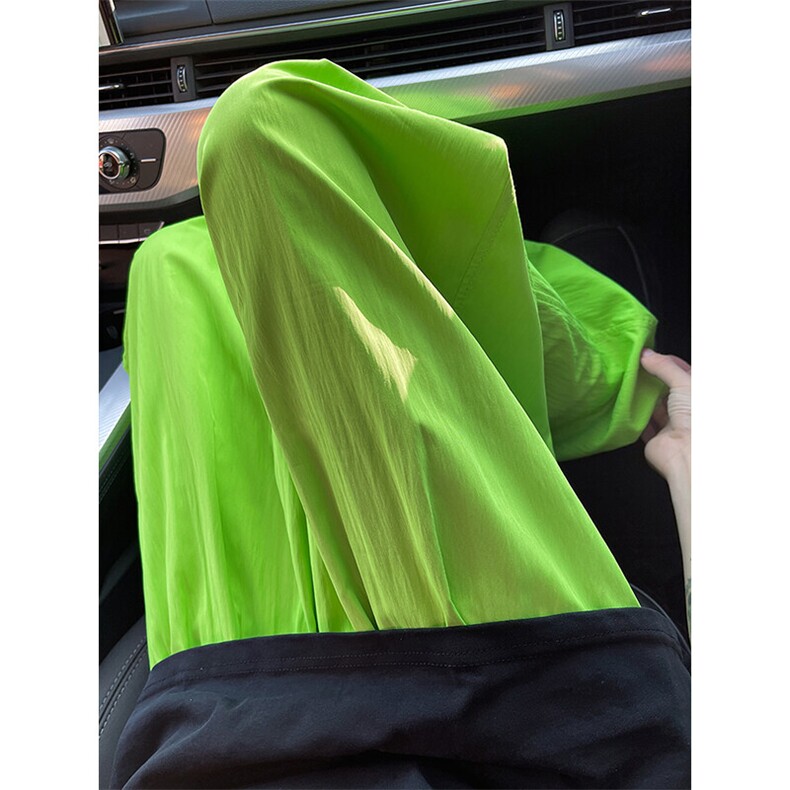 8XL-M多巴胺冰丝垂感慵懒山本裤男夏拖地裤子阔腿休闲裤KZ051P30,男装休闲裤,电商B312