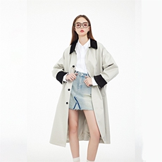 现货情侣款灯芯绒翻领拼接风衣,男装风衣,电商A105, 现货情侣款灯芯绒翻领拼接风衣,男装风衣,电商A105,