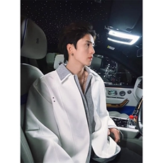 2025春秋痞帅外套男高街潮牌港风日系原宿风韩版潮流宽松夹克，男装夹克，四季星座505