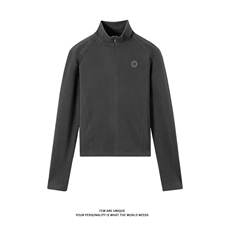 保暖德绒打底衫印花半拉链上衣修身内搭t恤DT53087-TP3058，男装T恤，电商A102