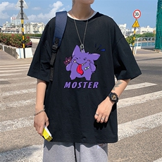 DX17087-P20纯棉短袖t恤男大码半袖打底衫宽松体恤衫港风，男装T恤，电商A040