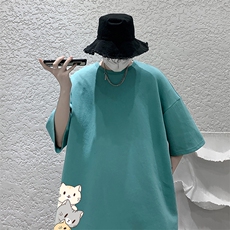 DX17164-P20纯棉短袖t恤男大码半袖打底衫宽松体恤衫大皂风，男装T恤，电商A040