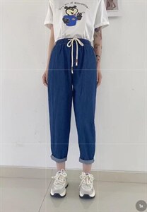 早秋新款薄料牛仔裤上新MLXL图片