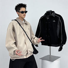 春秋装新款夹克男士外套轻薄轻熟青年港风翻领男装JK0225-P63，男装夹克，星座308B-2