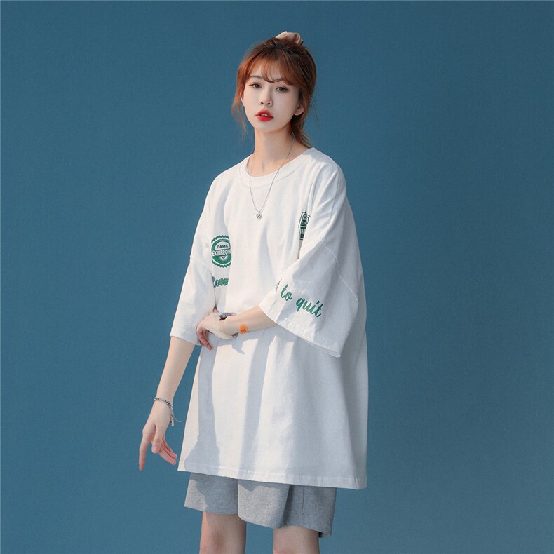 1中性风大码M-5XL日系休闲情侣潮风短袖T恤DT7638P30控45，男装T恤，星座226-2