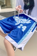 1贴布绣篮球短裤男拼接短裤女大码M-5XL科比短裤男DK7080P35控58，男装牛仔裤，星座226-2