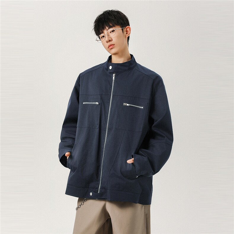 无影墙工装飞行夹克男秋季立领棒球服外套A436-1807-P80119,男装夹克,电商A436
