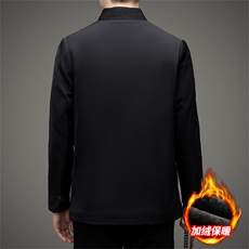 继续主推中老年风唐装棉服中山装盘扣男加绒复古棉衣外套，男装棉衣，钱塘723