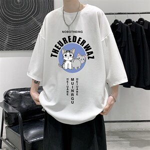 Q11160-P30 春夏季七分袖t恤男大码五分袖男短袖中袖 大皂风图片