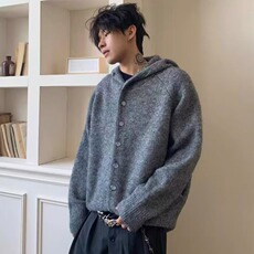 有货DMY6520-批65美式连帽毛衣外套女秋冬季美拉德外套，男装针织衫/毛衣，星座603-2