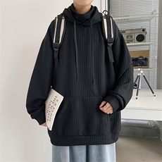 WY008-P45慵懒风复古连帽卫衣，男装卫衣，星座1501-1