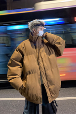 冬季港风宽松美式高街5色跑量款休闲保暖棉衣XZ811A-MF988-P90，男装棉衣，星座811A