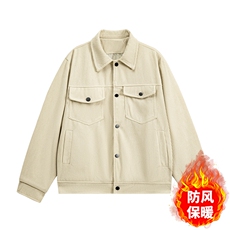2025秋季新款灯芯绒棒球领复古潮流薄中年爸爸夹克男潮JK3136-P48，男装夹克，星座1402-1