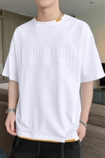 短袖t恤店主风男士圆领潮流体桖夏季印花衣服TC3022-P25，男装T恤，星座717