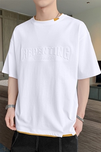 短袖t恤店主风男士圆领潮流体桖夏季印花衣服TC3022-P25图片