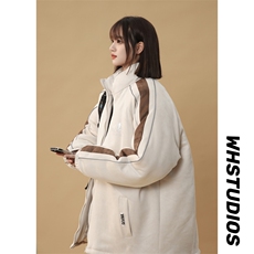2025加绒加厚棉衣男女棉服雪山印花面包服立领棉袄外套1619H-P90，女装棉衣/棉服，星座207