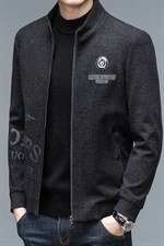 爸爸春秋季外套薄款中老年人秋装夹克中年男2023新款爷爷上衣服，男装夹克，电商B212（原钱塘6029）