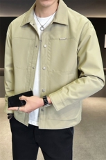 翻领夹克男贴标简约时尚上衣百搭衬衫外套A329-JK102-P105，男装夹克，电商A329