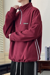 春季现货宽松套头半高领卫衣男DSA157B-W5860-P48图片