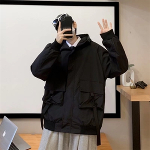 潮流夹克潮男春季连帽外套D43P63图片