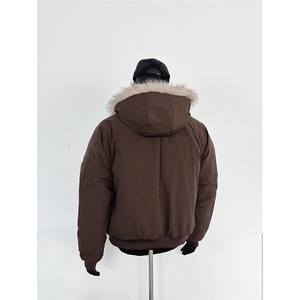 【有货】毛领派克服短款棉服加厚连帽外套 MY475 特P95图片
