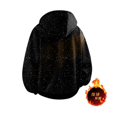 抖音得物品质美式加绒重磅满天星水洗扎染连帽卫衣开衫外套CM51JR，男装卫衣，电商A486-1