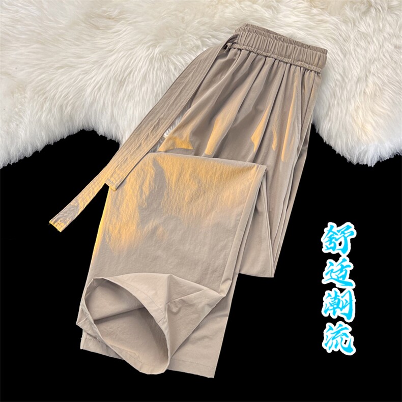 清爽舒适薄款时尚百搭休闲裤冰丝轻薄透气冰丝裤 6013特批31图片