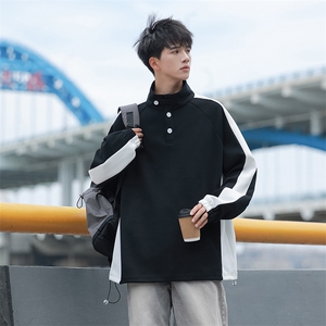 现货套头宽松休闲卫衣男长袖打底衫DSA157B-W6484-P45图片