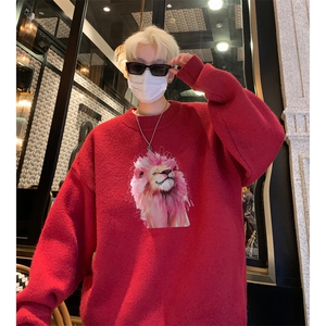 高质量！秋冬季半高领毛衣男士加绒加厚线衣针织衫男DMY528-特P38图片