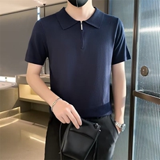 男纯色短袖时尚2023POLO衫百搭潮流青春流行TS317，男装T恤，星座1116A-2（原606A-1）