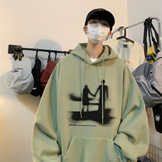 ！连帽圆领卫衣男装港风帽衫男LM138-P35，男装卫衣，电商B367