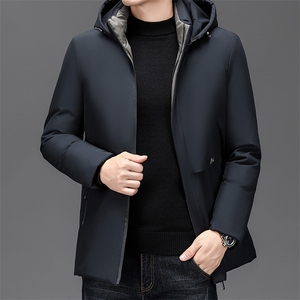 NN2668钱塘2020-3商务百搭简约冬季厚款中年男士棉衣外套P90