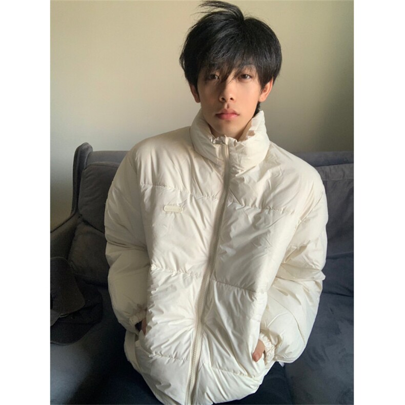A300-P982025冬季新款字母标棉衣外套港风男女同款立领上衣,男装棉衣,星座911
