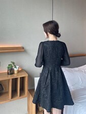 显瘦大气连衣裙，女装连衣裙，布萱