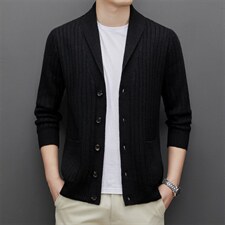 CAXBF8202钱塘2020-2中年男士帅气时尚休闲潮流开衫毛衣P71，男装针织衫/毛衣，钱塘207-2