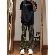 【网图】豹纹牛仔裤男夏季薄款欧美VIBE裤子美式高街KZA25LL-P55，男装牛仔裤，星座1007（原301D）