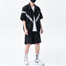 夏季新款运动套装男薄款韩版防晒衣休闲两件套DS774T，男装休闲裤，电商A102