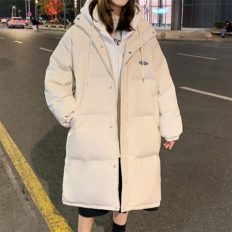 新款假两件拼接中长款情侣装棉衣加厚连帽棉服A071-Y296-P135,男装棉衣,电商A071